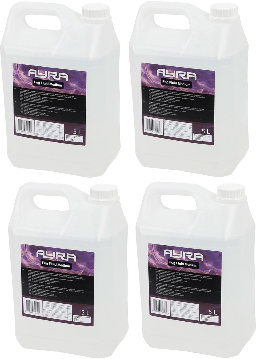 Ayra rookvloeistof medium 5 liter (4 stuks)