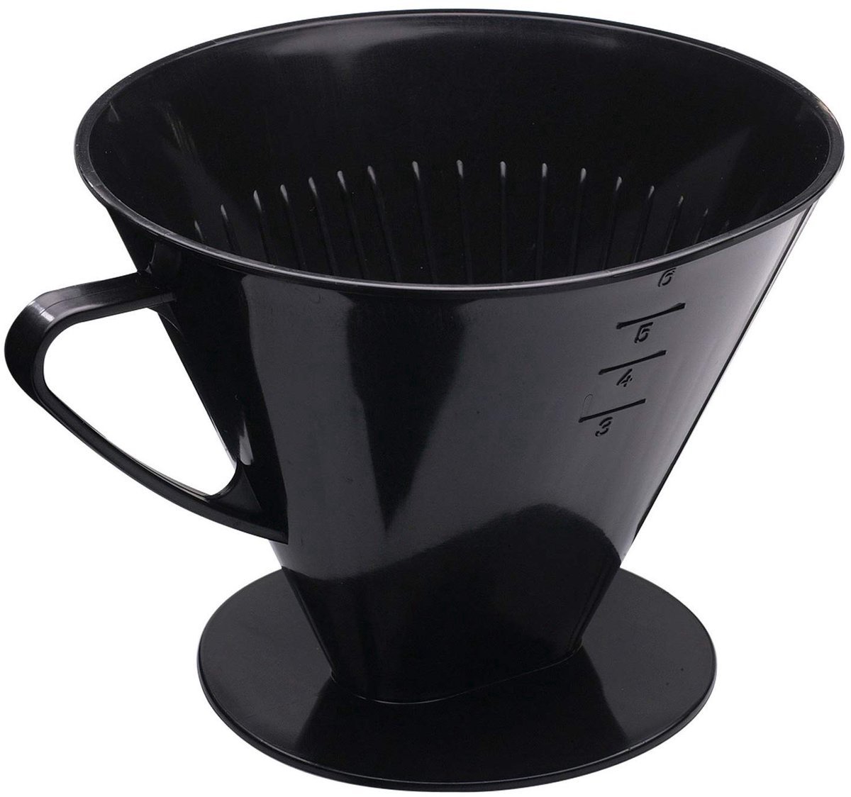 Stunq® Koffiefilterhouder - Handmatig, Kunststof, 6 Kopjes