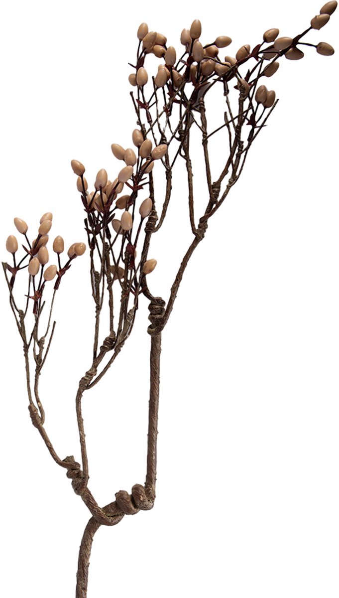 Clayre & Eef Decoratie Tak 30x4x85 cm Bruin Kunststof