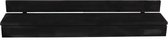 Barre de balcon - Mini Black Wash - Bois de pin Zwart - Tout type de garde-corps - 90x11 cm