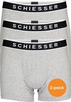 SCHIESSER 95/5 shorts (3-pack) - grijs - Maat: XL