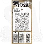 Tim Holtz layering mini stencil set nr. 47
