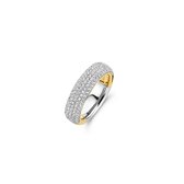 TI SENTO - Milano Ring 12235ZY - Zilveren dames ring - Maat 54