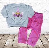 Eenhoorn set met roze broek -s&C-86-Complete sets