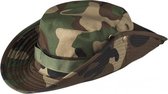 hoed Camouflage heren groen/bruin one size