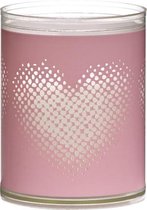 kaarsen Heart wax roze 2 stuks