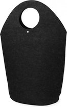 mand 77 x 56 x 60 cm vilt donkergrijs