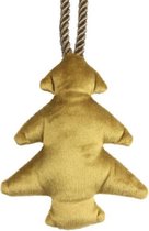 kersthanger Carola 9 x 11 cm polyester goud