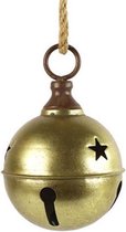 kerstbel ro Thierry 13 cm metaal goud