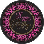 feestborden Another Year Of Fabulous 26,7 cm rond 18 stuks