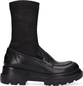Shabbies 120020060 Enkelboots -  Enkellaarsjes - Dames - Zwart - Maat 37