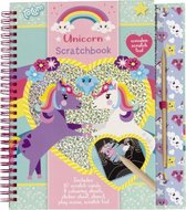 kleurboek Unicorn meisjes 23,5 cm hout roze 24-delig