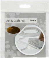 lijmfolie 10 x 10 cm 30 vellen goud