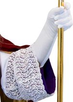 sinthandschoenen Luxe 40 cm polyamide wit maat XL