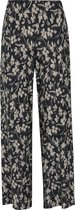 Cassis - Female - Plooitjesbroek met bloemenprint  - Kaki