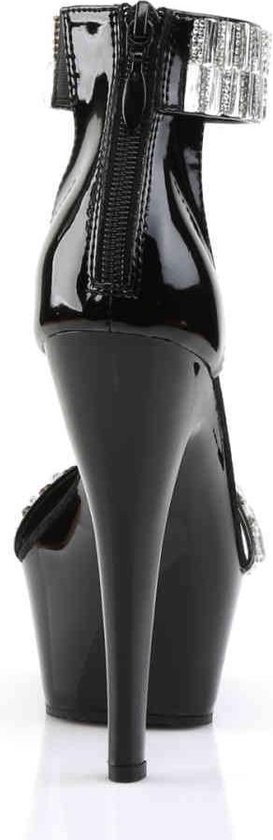 Pleaser Ankle Strap Sandal, Pole Dance Shoes -42 Shoes- KISS-269RS Pole Dance Shoes Zwart