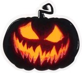 wanddecoratie Creepy Pumpkin 40 x 45 cm PVC zwart