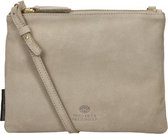 Fred De La Bretoniere Crossbodytas Nubuck Leer - grijs