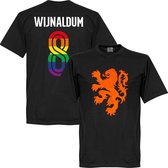 Nederlands Elftal Wijnaldum Lion OneLove T-Shirt - Zwart - 5XL