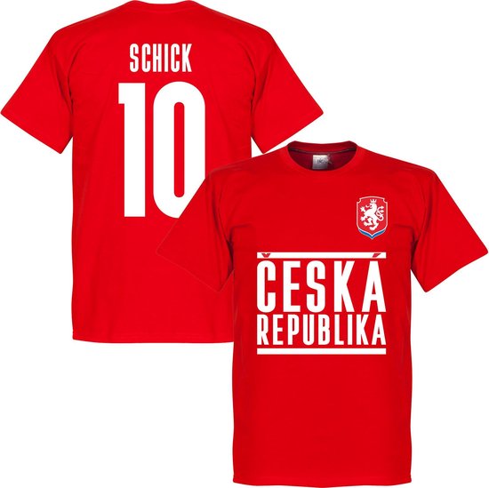 Tsjechië Schick 10 Team T-Shirt - Rood