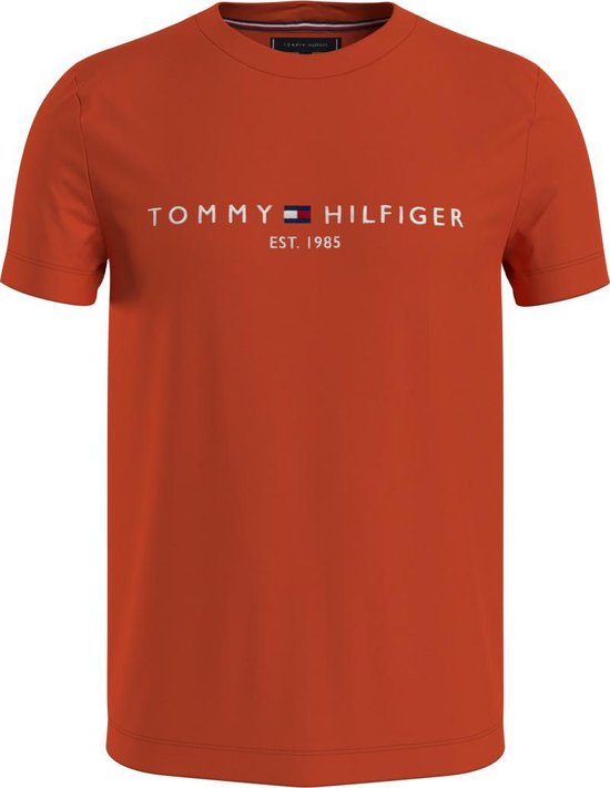 Tommy Hilfiger T-shirt Korte Mouw in het Rood voor heren Heren T-shirts voor Tommy Hilfiger-T-shirts 
