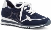 Marco Tozzi Dames Sneaker 2-2-23725-27 890 blauw F-breedte Maat: 40 EU