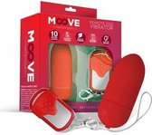 Vibrating Egg with Remote Control Red