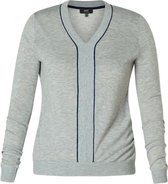 YEST Olexa Trui - Grey Melange - maat 46