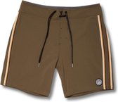 Volcom Crafter Mod 18 Boardshort - Tarmac Brown