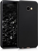 kwmobile telefoonhoesje voor Samsung Galaxy J4+ / J4 Plus DUOS - Hoesje voor smartphone - Back cover in mat zwart