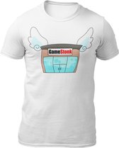 GameStonk Store - Heren T-Shirt - Wallstreetbets - Superstonk - Getailleerd - Katoen - Ronde Hals