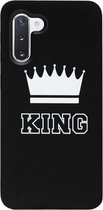 - ADEL Siliconen Back Cover Softcase Hoesje Geschikt voor Samsung Galaxy Note 10 - King