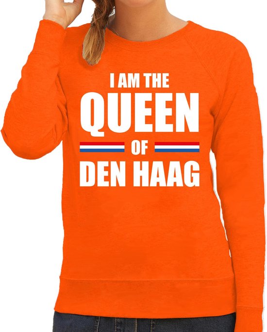 Koningsdag sweater I am the Queen of Den haag - dames - Kingsday Den haag  outfit /... | bol.com