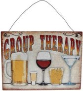Medina Wanddecoratie Group Therapy 20 X 15 Cm Staal