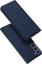 Coque Samsung Galaxy S21 FE - Etui Dux Ducis Skin Pro Book - Blauw Foncé