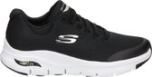 Skechers Arch-Fit zwart wit sneakers heren (232040 BKW)