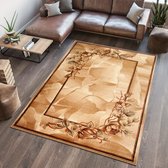 Tapiso Dorian Vloerkleed Woonkamer Slaapkamer Beige Creme Modern Abstract Design Sfeervol Woonsfeer Duurzaam Hoogwaardig Tapijt Maat - 240x330