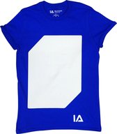 IA Interactief Glow T-Shirt - Super Groene Gloed - Donkerblauw (L)