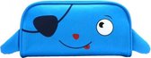 etui haai 21 x 10 cm blauw