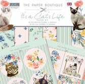 The Paper Boutique Papierset - It's a Cat's Life - 8x8 inch - 36 + 32 stuks