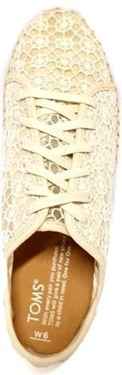 Toms Lena Dames Veterschoen 10011833 Natural Mosaic Mesh Maat 38,5