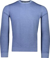 Gran Sasso  Trui Blauw Normaal - Maat S  - Heren - Herfst/Winter Collectie - Wol