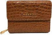 Flora & Co Wallet S Kroko Zipper Camel