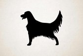 Silhouette hond - English Setter - Engelse setter - S - 45x52cm - Zwart - wanddecoratie