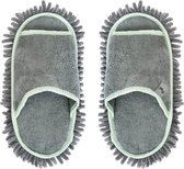 Vigar - microfiber - schonmaak slippers - grijs
