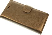 Made-NL vier pasjes  (Samsung Galaxy S21) book case zwart brons glad leer robuuste schijfmagneet