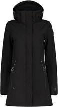 Luhta Iloniemi dames soft shell jas zwart