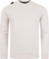 Ma.Strum Heren Core Crew Sweatshirt Ecru maat XS