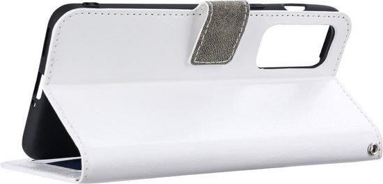 Étui pour Motorola Edge 20 Pro + 2 pièces Glas Protecteur d'écran blanc