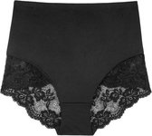 Dorina Corrigerende slip kant - Brigitte-Medium Control - Corrigerend ondergoed - XL - Zwart